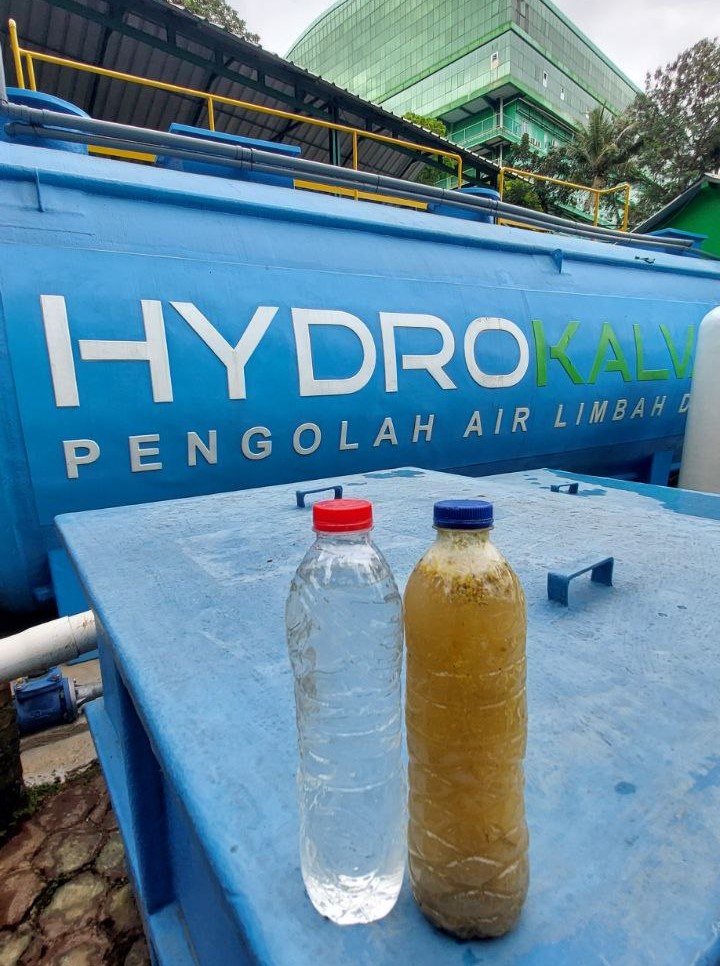instalasi pengolahan air limbah cair ipal domestik hydrokalvabio